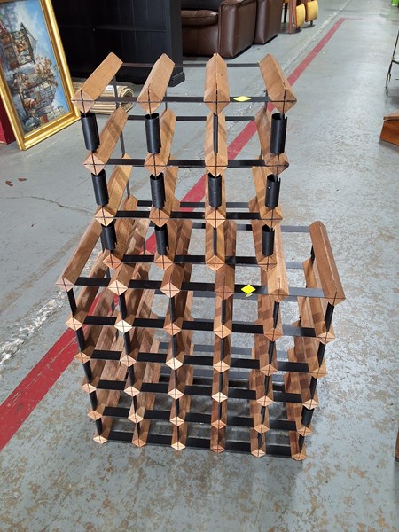 Lot 496 - WINE RACKS