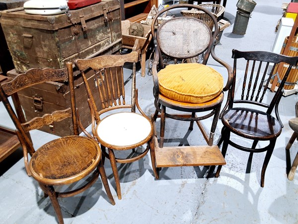 Lot 301 - VINTAGE CHAIRS