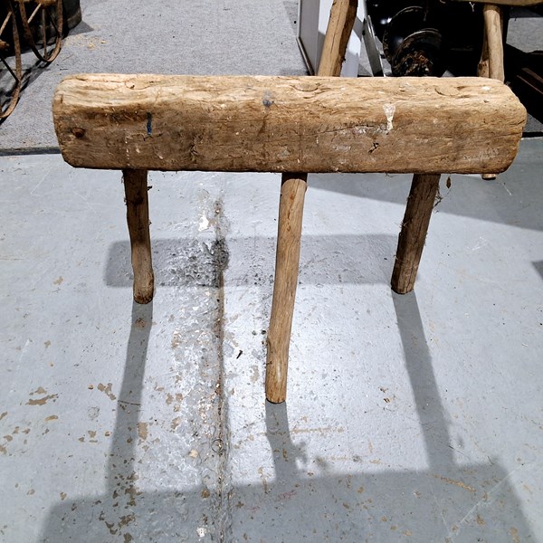 Lot 313 - MILKING STOOL