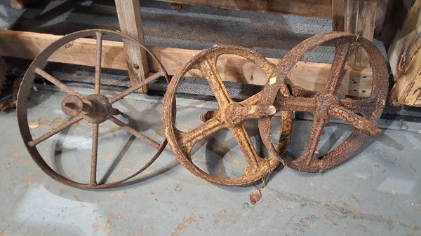 Lot 309 - VINTAGE WHEELS