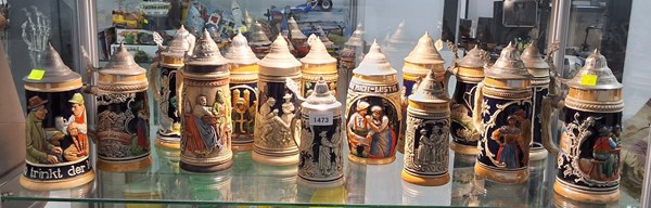 Lot 1473 - BEER STEINS