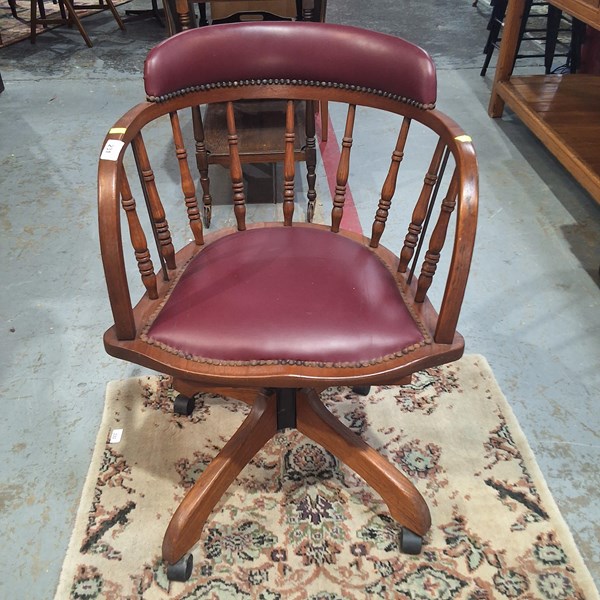 Lot 231 - CAPTAIN'S CHAIR