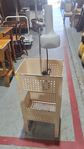 Lot 260 - LAMP AND RACK