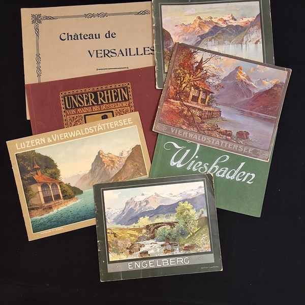 Lot 1336 - EDWARDIAN EUROPEAN TRAVEL BROCHURES.