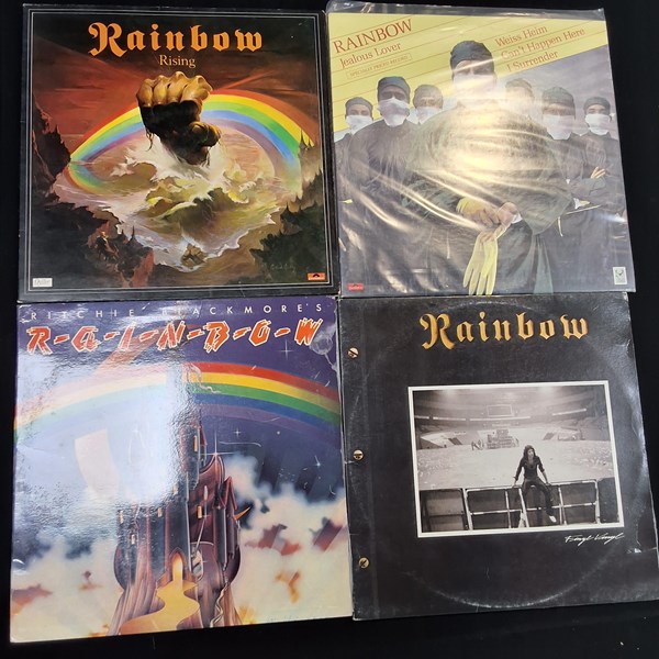 Lot 1166 - RAINBOW VINYL ALBUMS