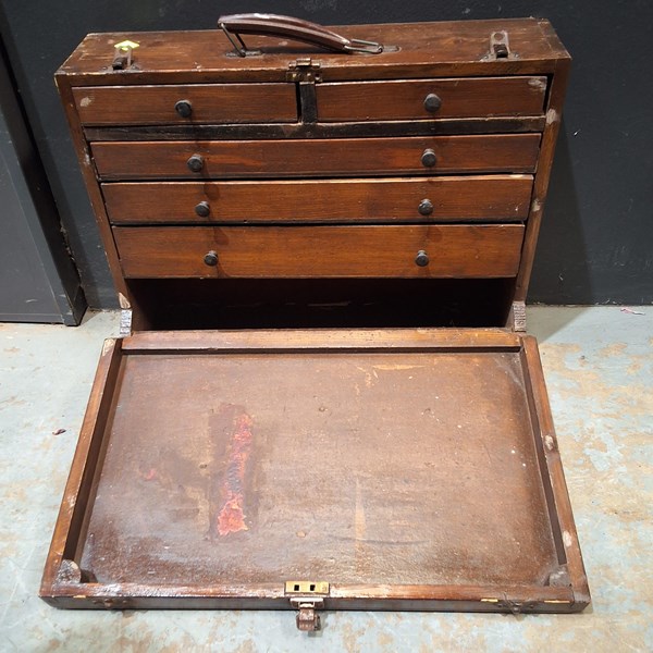 Lot 464 - ENGINEERS TOOL CHEST