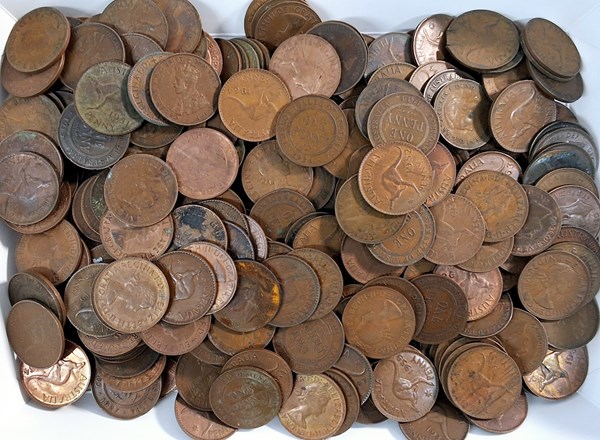 Lot 1083 - COPPER COINS