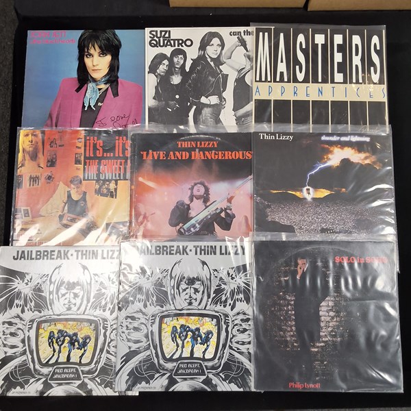 Lot 1164 - THIN LIZZY & MORE VINYL RECORDS