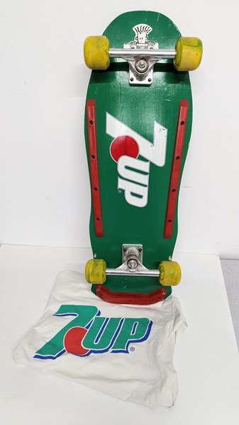 Lot 1232 - SKATEBOARD AND SHIRT