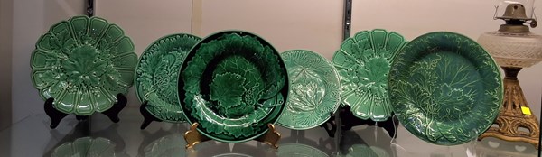 Lot 1410 - MAJOLICA PLATES