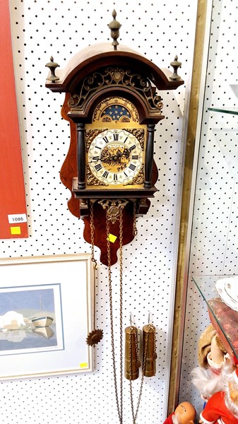 Lot 1377 - WALL CLOCK