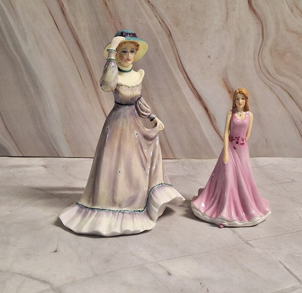 Lot 1503 - BONE CHINA FIGURES