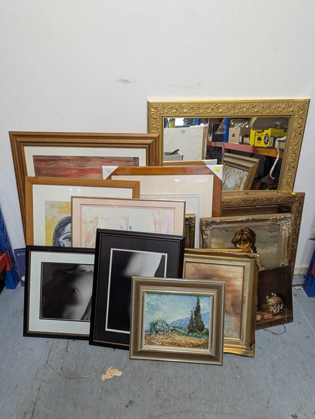 Lot 1683 - PRINTS AND MIRRORS