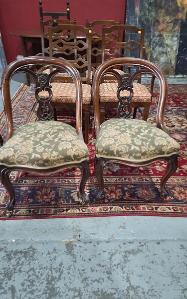 Lot 38 - PARLOUR CHAIRS