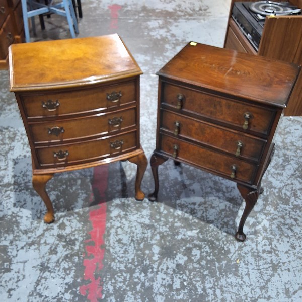 Lot 95 - TWO BEDSIDE CABINETS