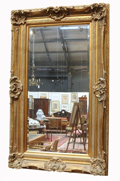 Lot 64 - OVERMANTEL MIRROR