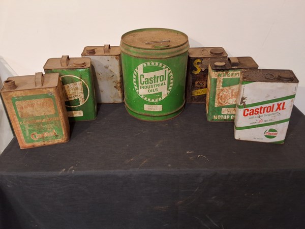 Lot 127 - CASTROL TINS