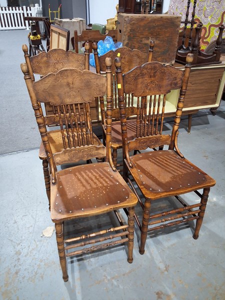 Lot 317 - SPINDLEBACK CHAIRS