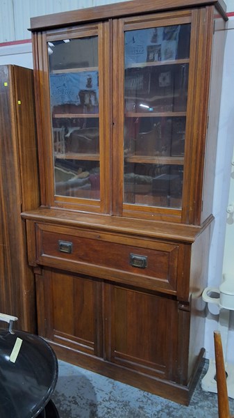 Lot 219 - BUREAU BOOKCASE