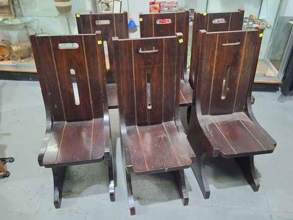 Lot 457 - DINING CHAIRS