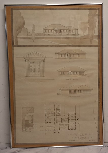 Lot 1152 - ARCHITECTURAL DRAWING