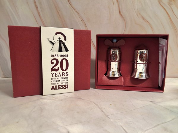 Lot 1310 - ALESSI SALT & PEPPER SET