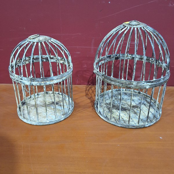 Lot 61 - BIRD CAGES