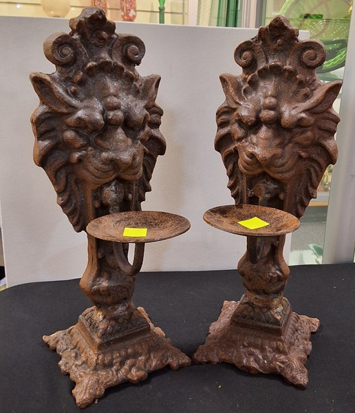 Lot 1374 - CANDLE STANDS