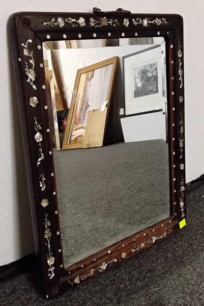 Lot 1115 - ROSEWOOD MIRROR