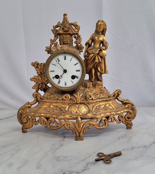 Lot 1400 - MANTEL CLOCK