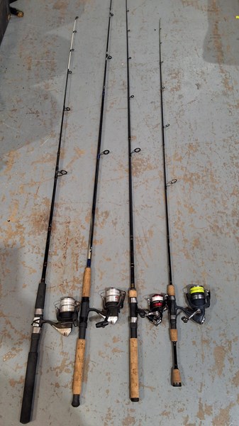 Lot 345 - FISHING RODS