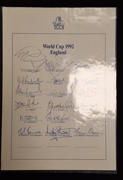 Lot 1158 - ENGLAND (1992 WORLD CUP)