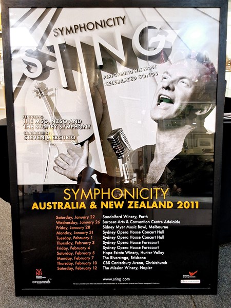 Lot 1260 - STING POSTER