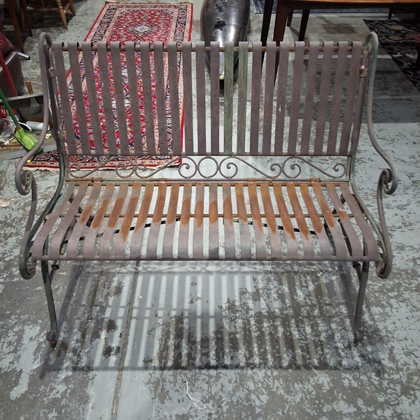 Lot 254 - OUTDOOR BENCH