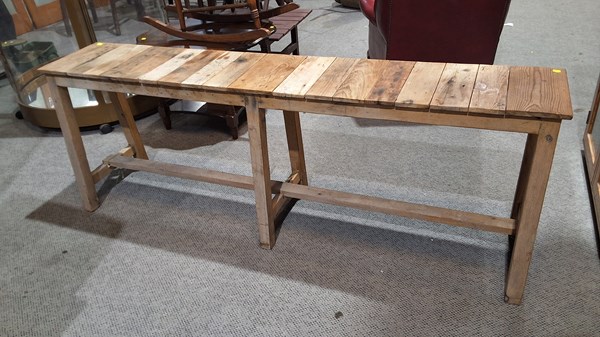 Lot 388 - RUSTIC BENCH