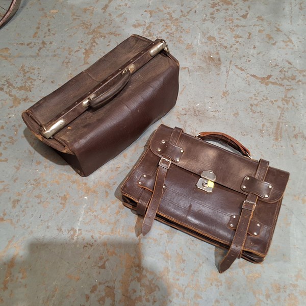 Lot 341 - LEATHER BAGS