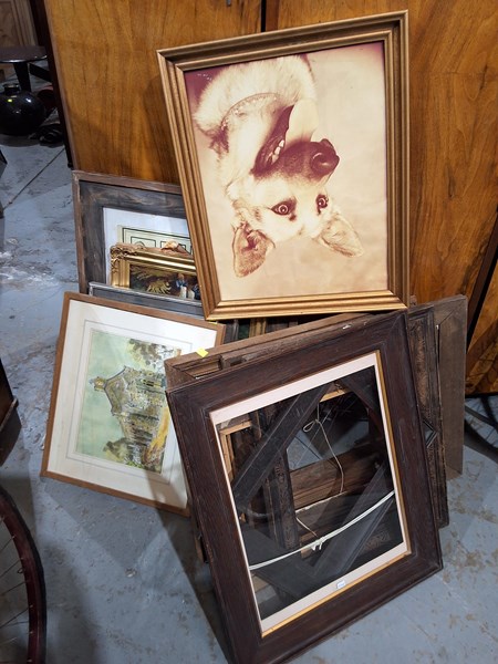 Lot 349 - PICTURES AND FRAMES