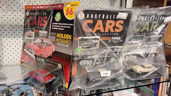 Lot 1351 - MODEL CARS & MAGAZINES