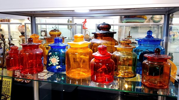 Lot 1274 - GLASS JARS