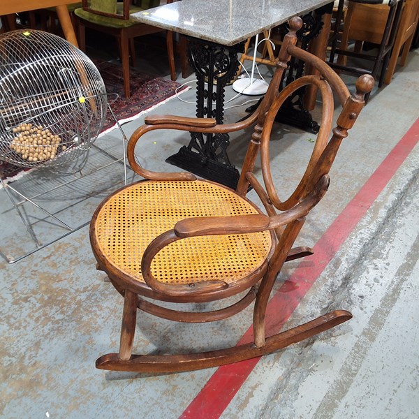 Lot 373 - ROCKING CHAIR