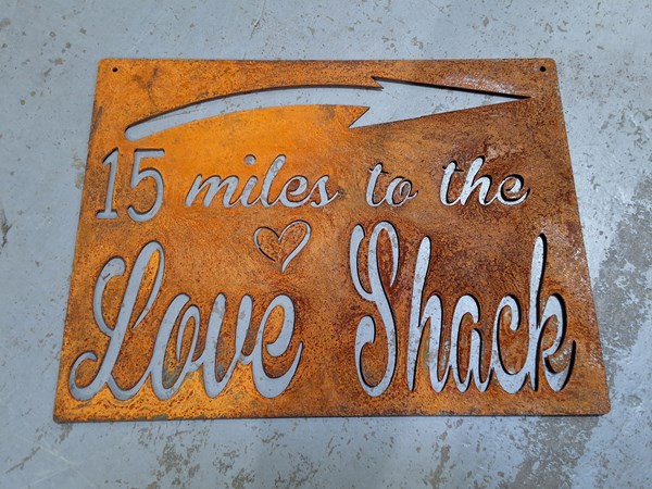 Lot 522 - SHED SIGN