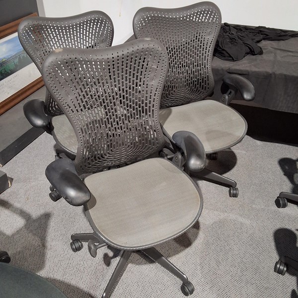 Lot 398 - OFFICE CHAIRS