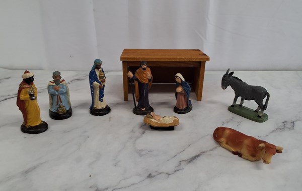 Lot 1032 - NATIVITY SCENE