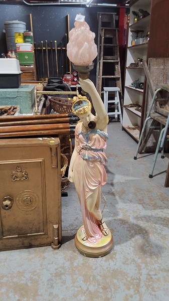 Lot 327 - LADY LAMP