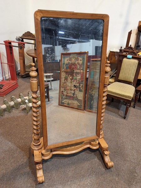 Lot 47 - CHEVAL MIRROR