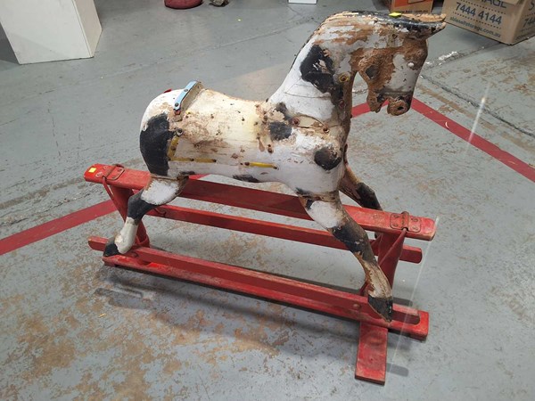 Lot 136 - ROCKING HORSE