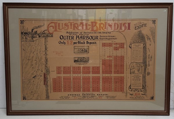 Lot 1066 - AUSTRAL-BRINDISI ESTATE POSTER