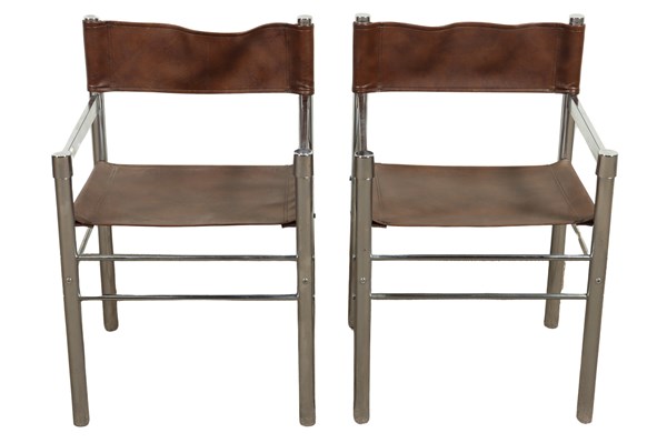 Lot 355 - PAIR OF DIRECTORS CHAIRS