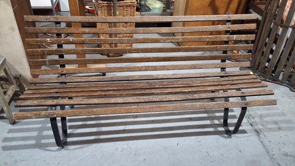 Lot 459 - OUTDOOR BENCH