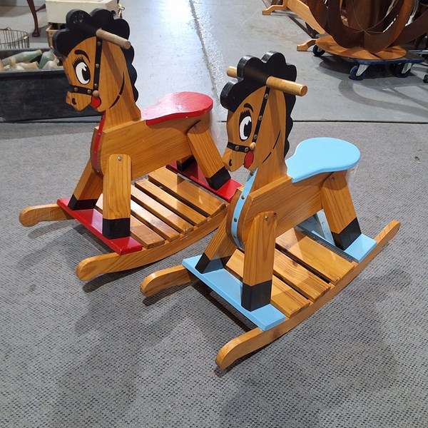 Lot 395 - ROCKING HORSES